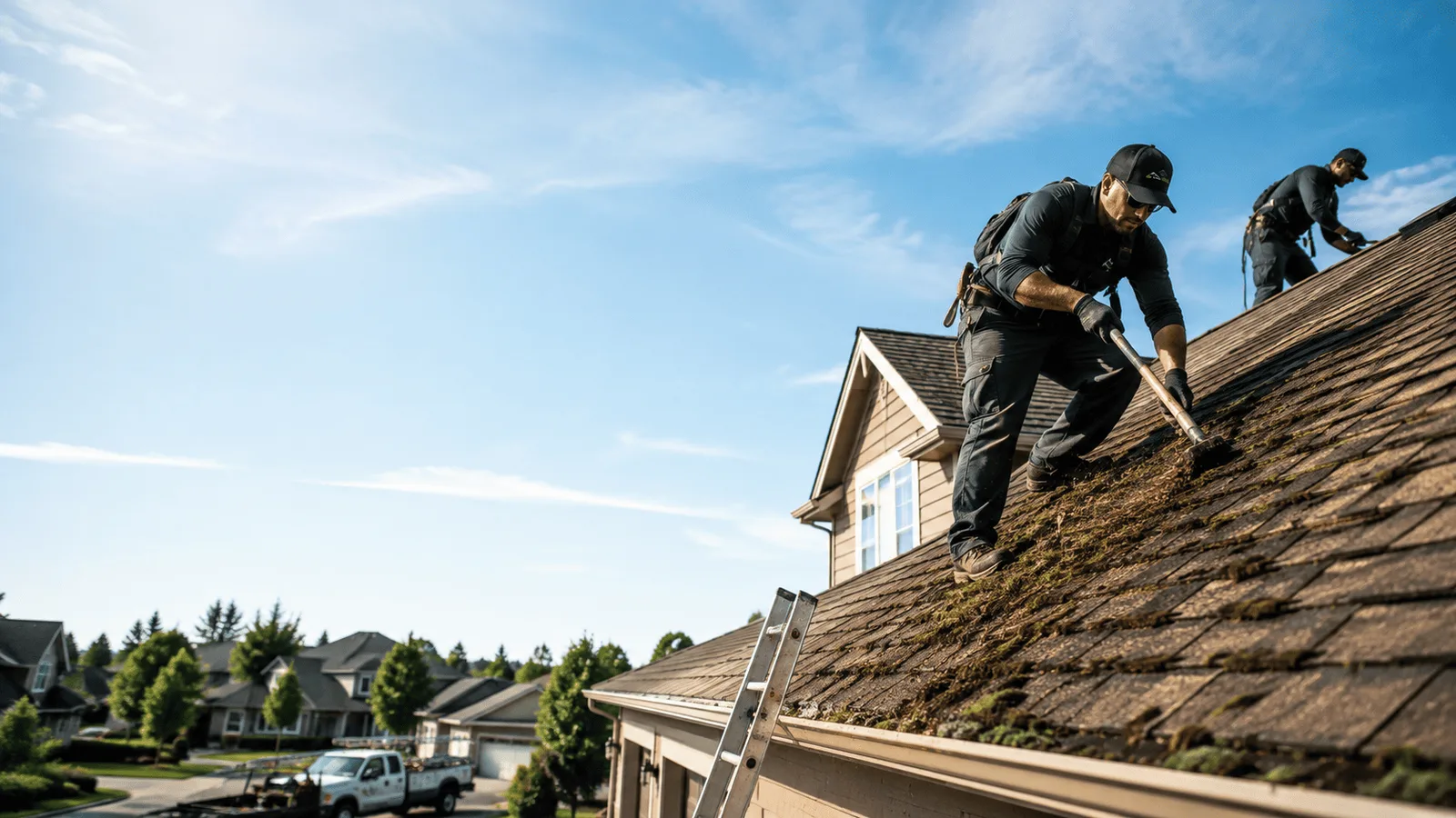 Roof Moss Removal in Hamburg, LA near me